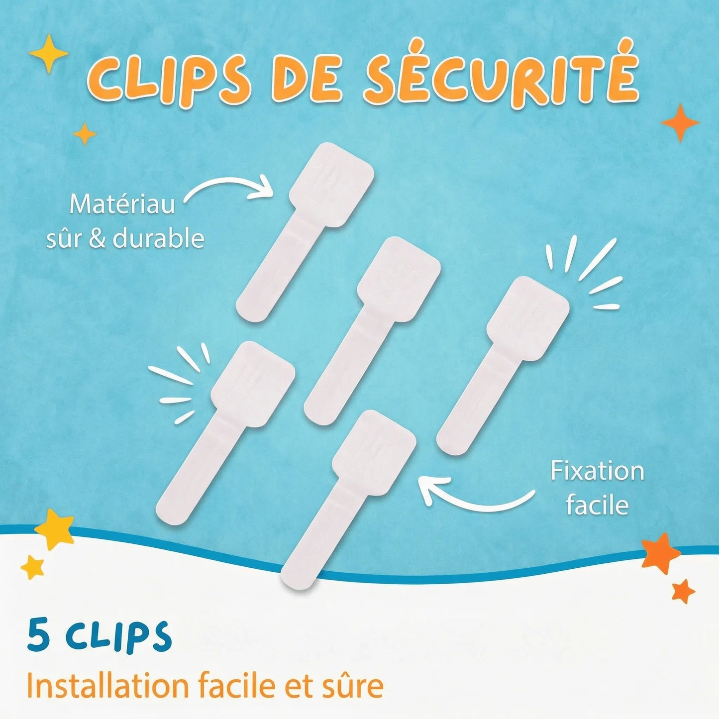 DermEau clips de sécurité